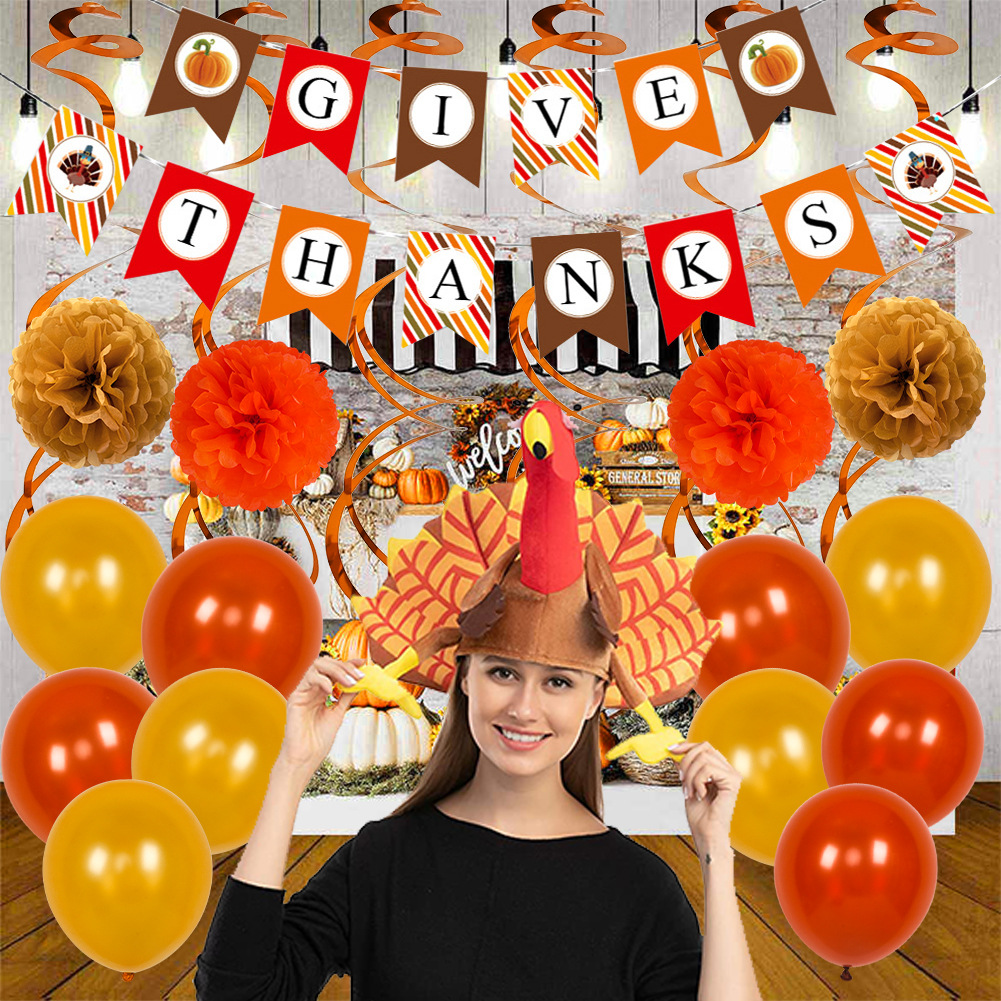 New Design Thanksgiving Balloon Garland 2022 Party Decor Thanksgiving Table Decor Thanksgiving Day Decoration