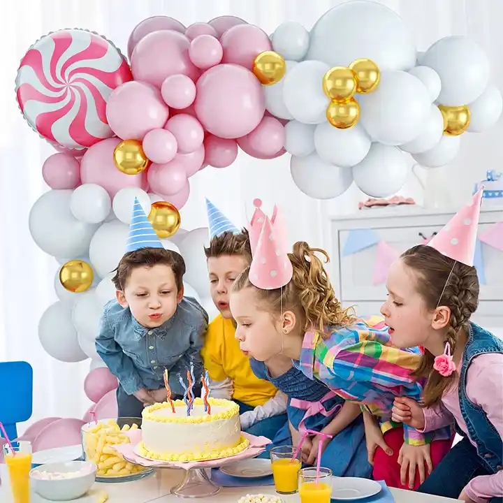 birthday decoration balloons at home