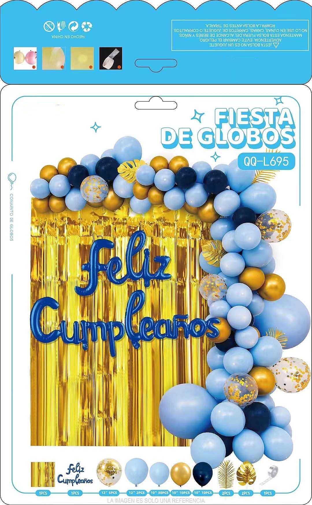 Happy Birthday Decoration Kit Comb Party Decoration Latex Confetti Ballon Letter Foil Balloon Garland Set Black Foil Curtain