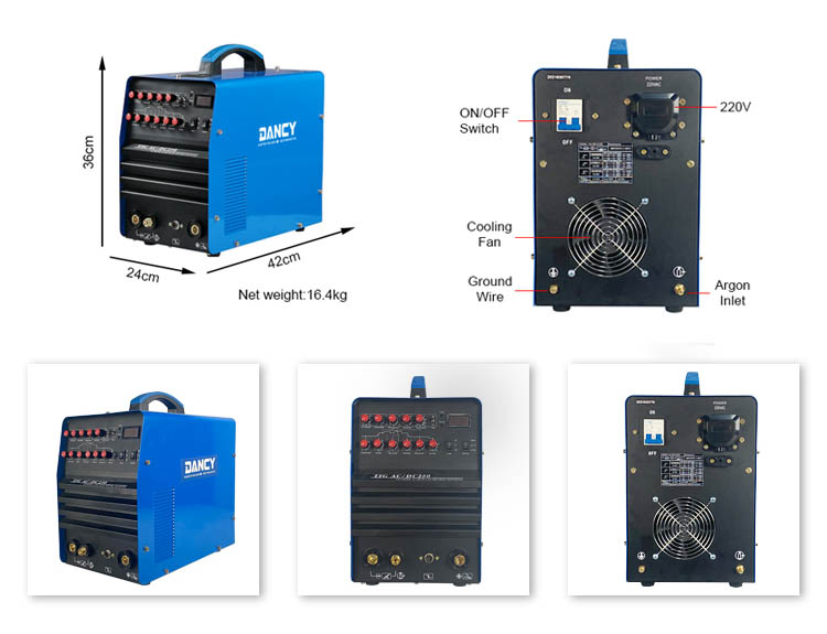 inverter welding machine tig mma 250 amp