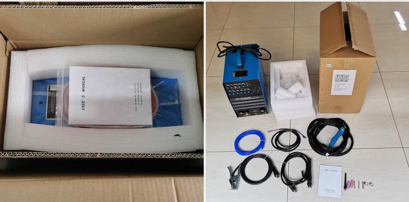maquina ac dc tig packing