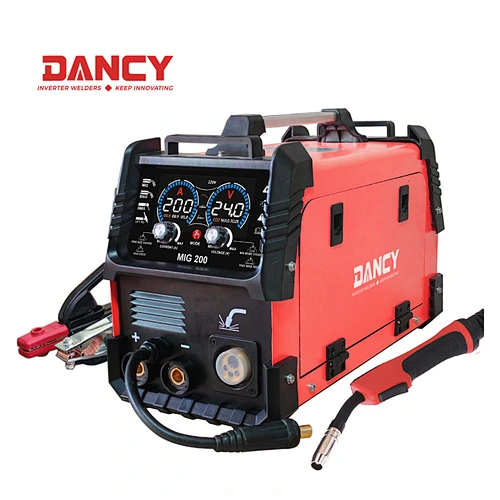 4 in 1 Gas/Gasless MAG MMA TIG MIG Welding Machine MIG200 Soldadora Inverter MIG Welder for Home Use DIY Construction Farm MOQ 1