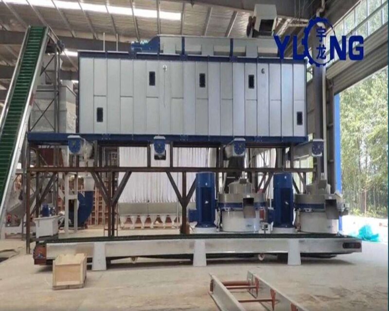 biomass wood pellet machine line