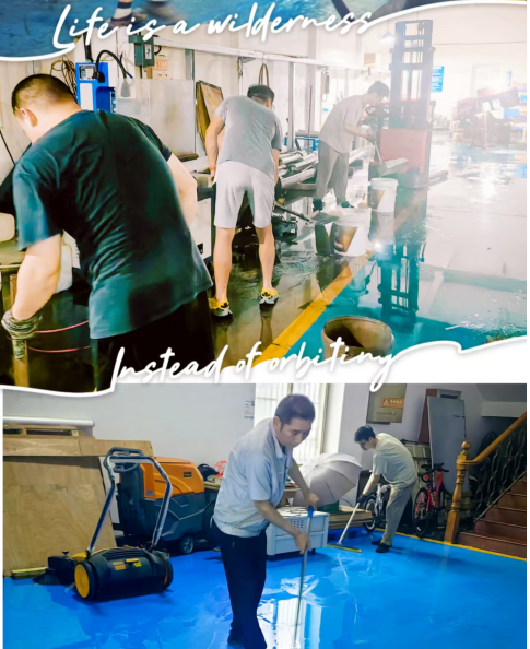 swift rain in workshop