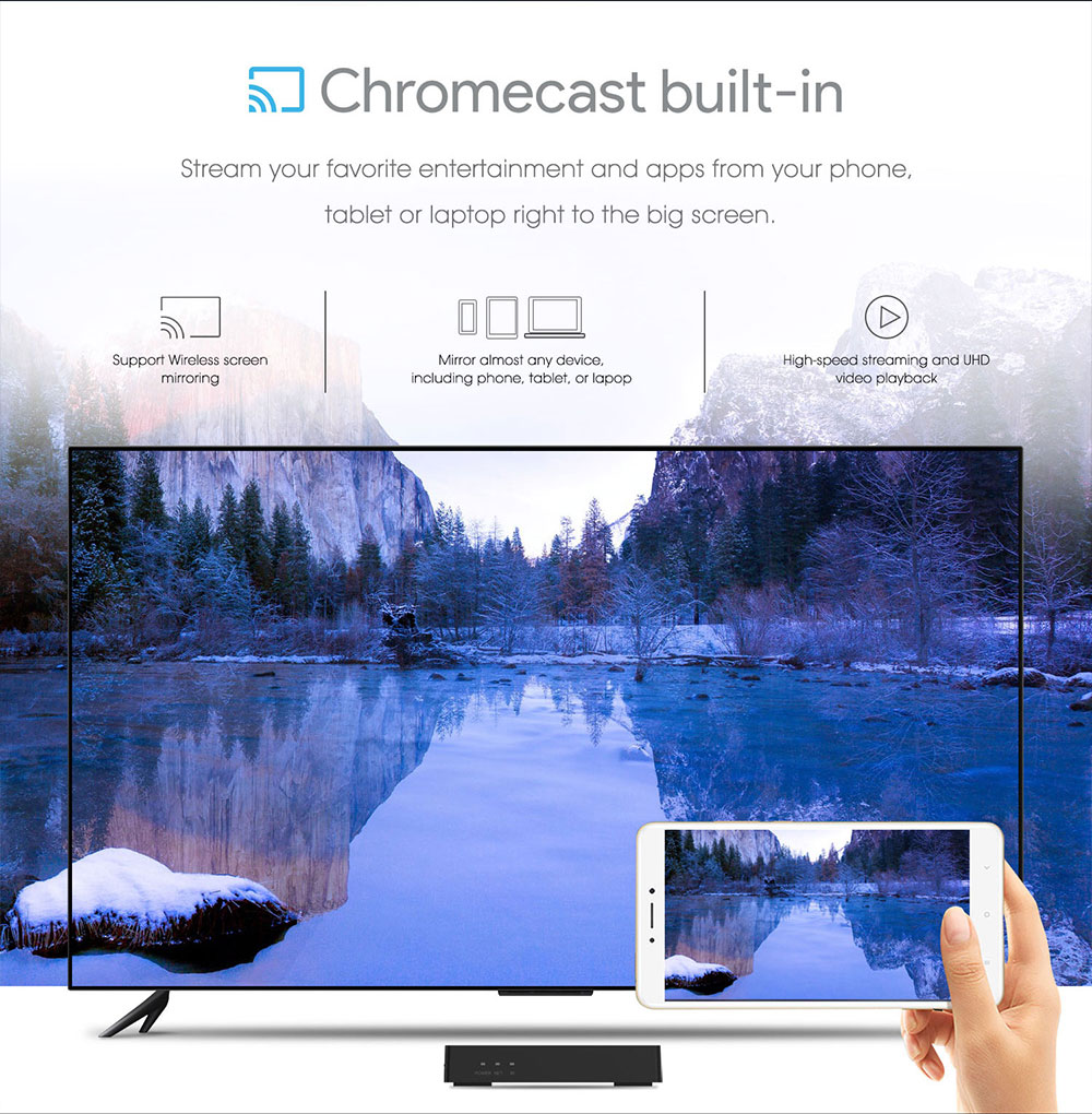 Chromecast built-in
