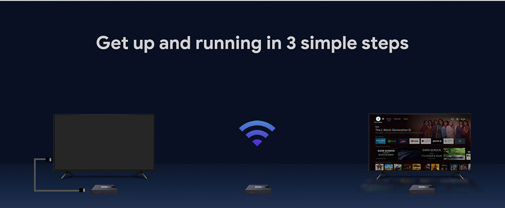 KM7 Android TV Box Set UP