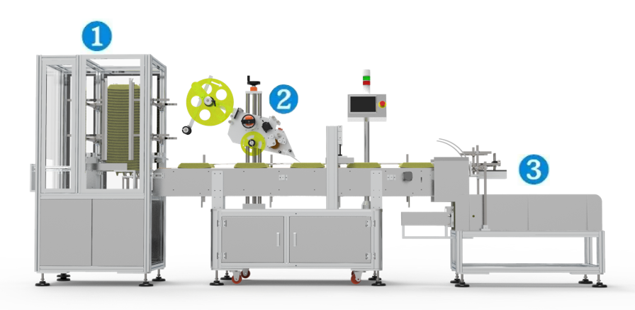 SKILT auto egg box labeling machine l egg carton labeling machinel egg box label applicator