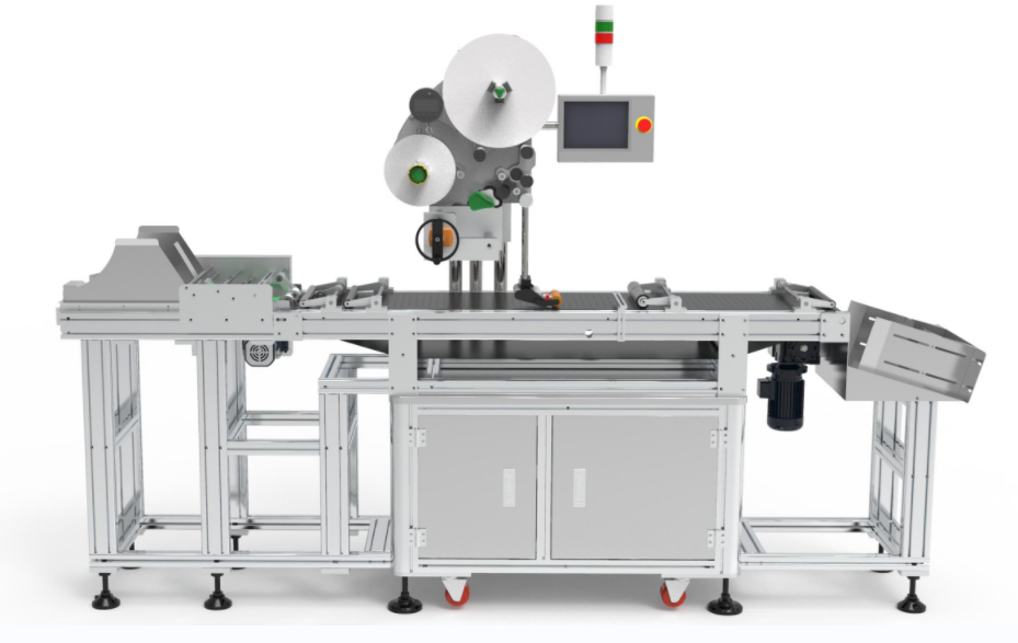 garment labeling machine l unformed box labeling machine l skilt machinery