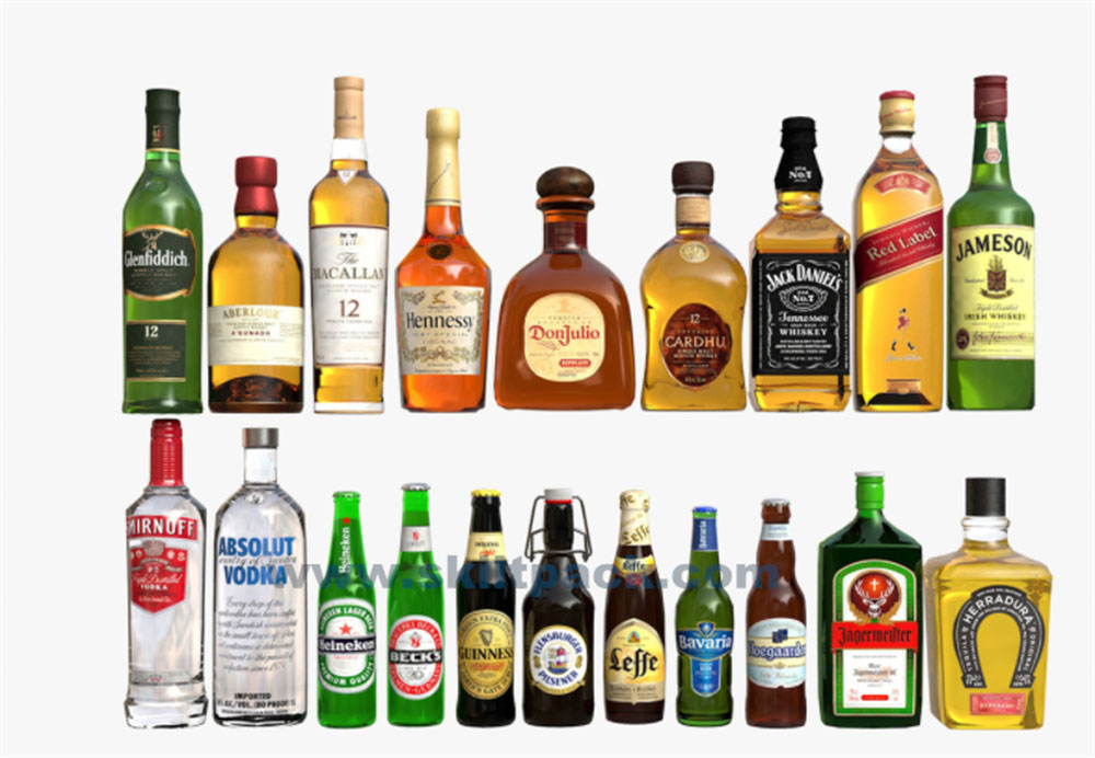 whisky bottle labeling machine 2