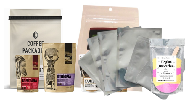 zip bag labeling machine bag label applicator l pouch labeling machine