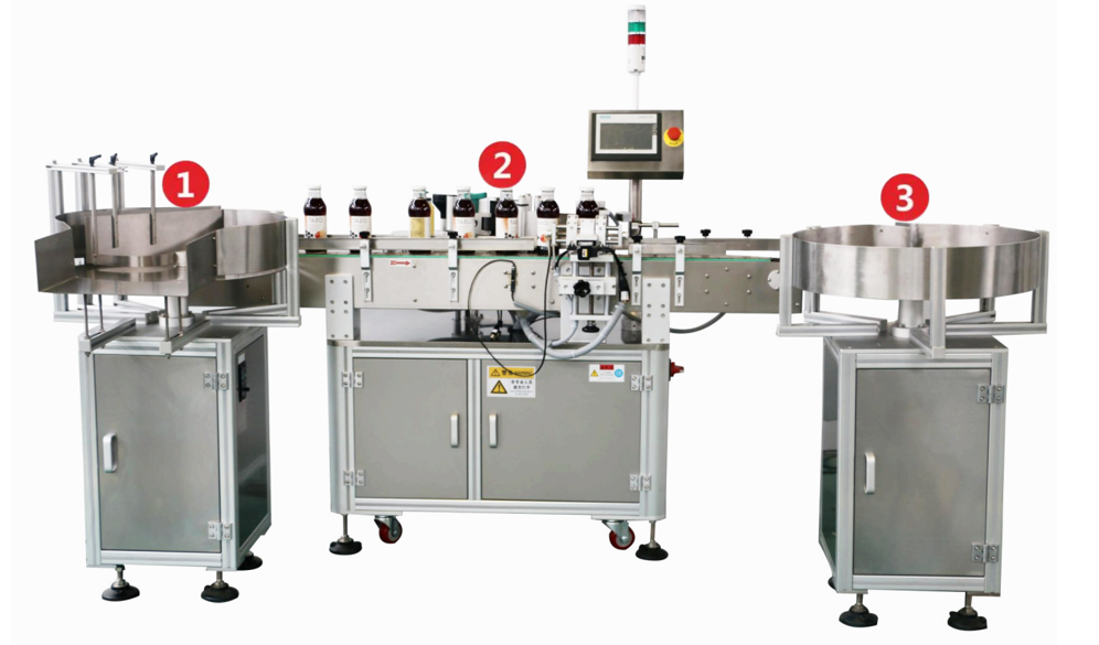coffee labeling machinel l coffee bottle fix position labeling machine l skilt machinery