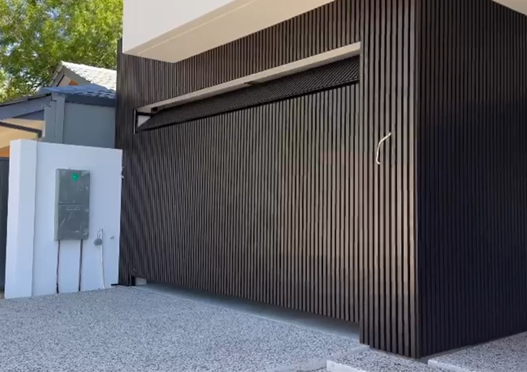 aluminum grille garage door