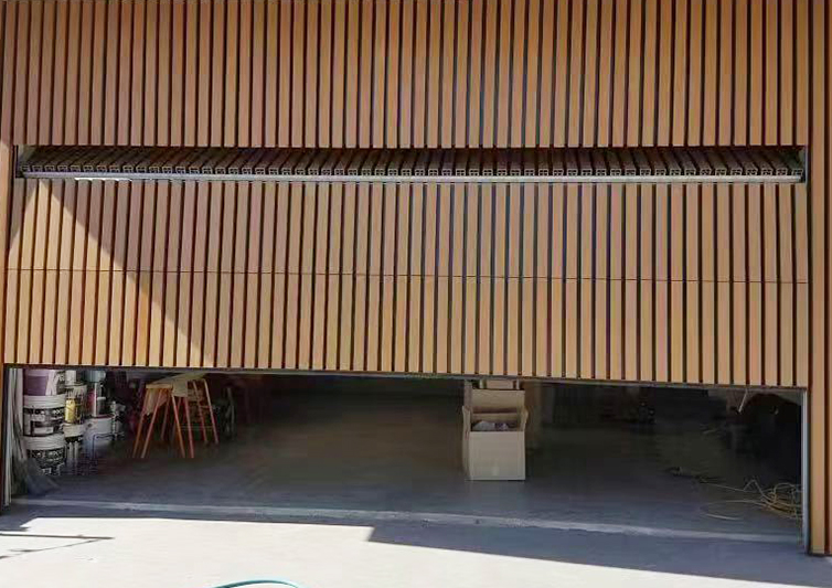rameless aluminum grille fence garage door