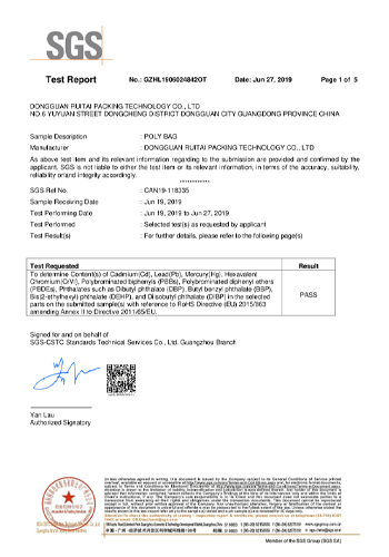EN13432 Certification