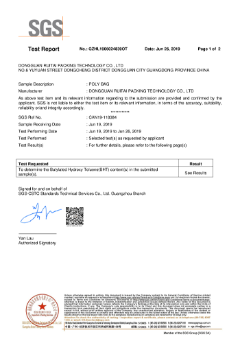 EN13432 Certification