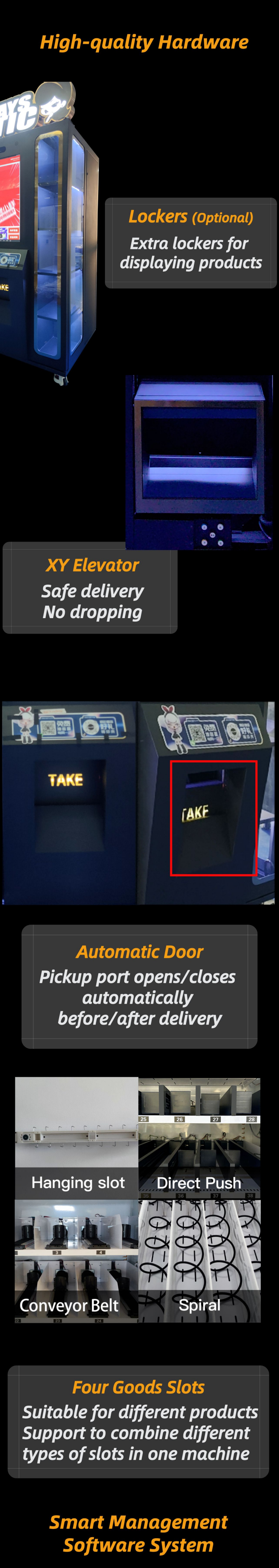 Cosmetic Beauty Wimpernautomat mit Aufzug und Schließfächern