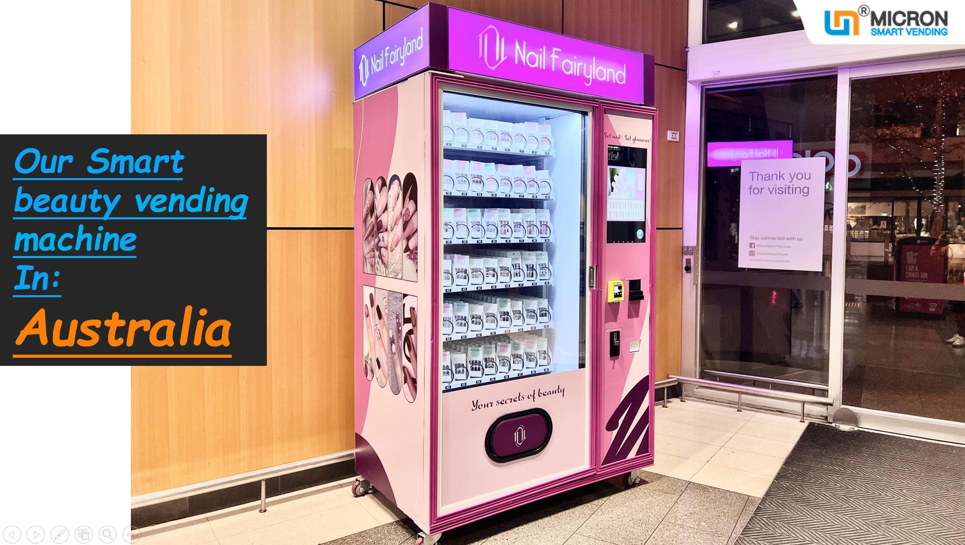 Cosmetic Beauty Eyelash Vending Machine with Elevator and Lockers