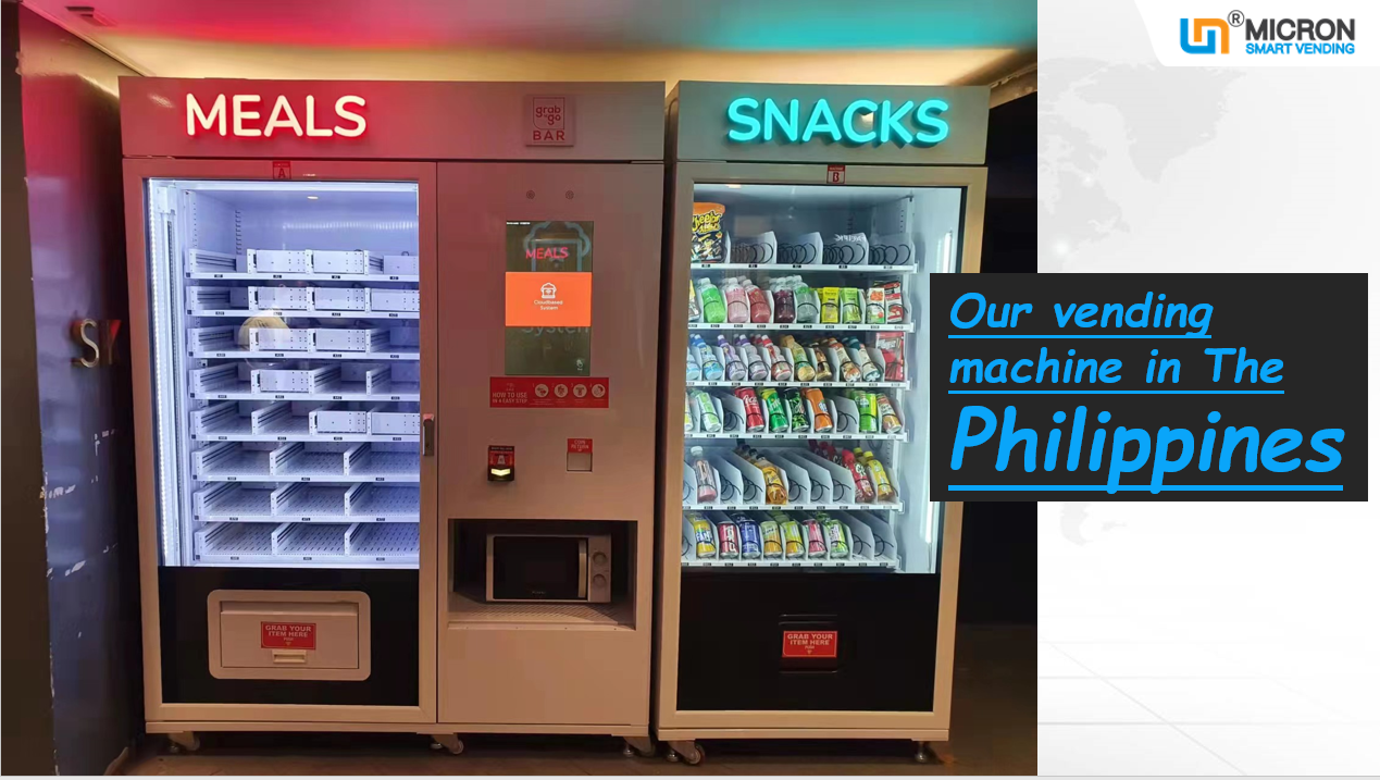 big capacity Combo Vending Machine for foods and drinks in the Philippines