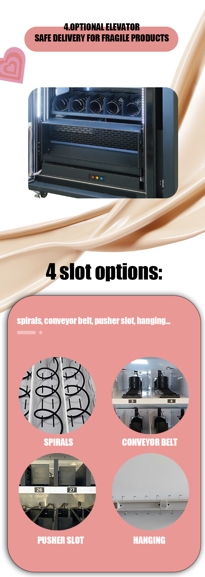 Beauty Vending Machine for Cosmetics Eyelash Perfume
