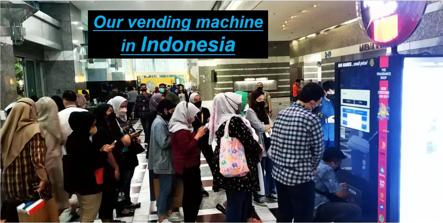 Vending Machine for Perfume with 55-inch Touchscreen