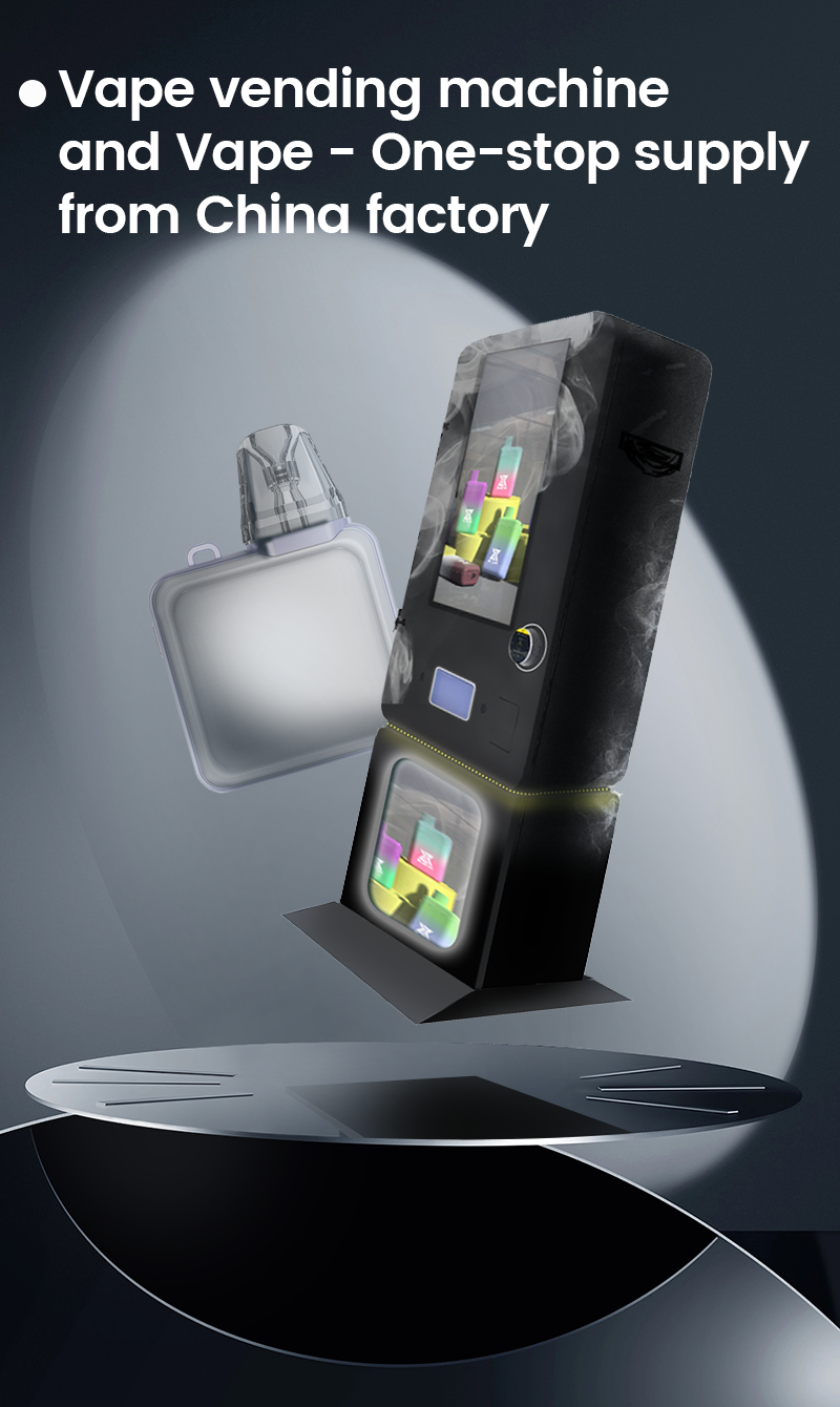 Micron Standing/Hanging e-cigarette Vape Vending Machine one stop supply from China factory