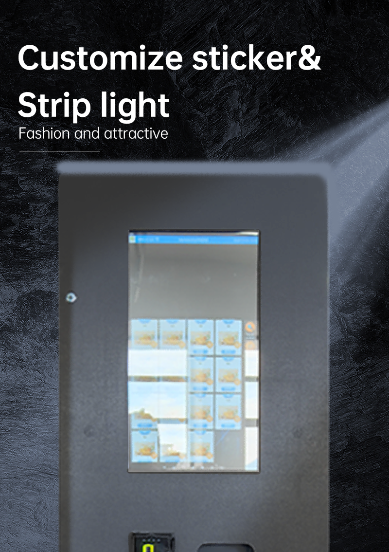 fashion and attractive Floor Standing Vape Vending Machine with ID Scanner and Card Reader