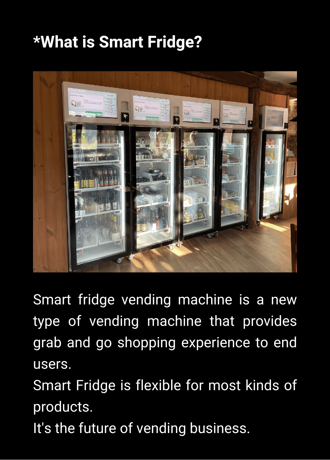 what is supermarket smart vending machine
