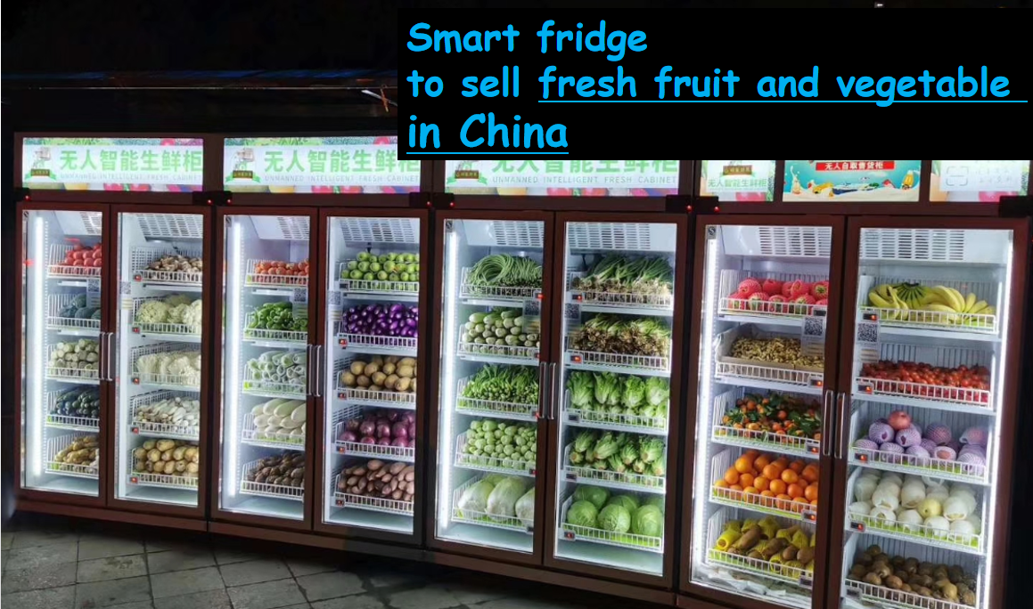 Fresh fruit vending machine, smart fridge vending machine, cooling system vending machine, touch screen vending machine