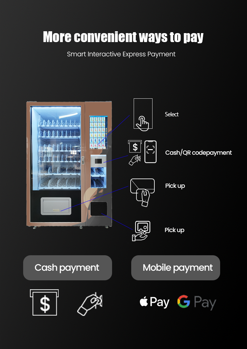 Rock climbing gym vending machine have more convenient ways to pay