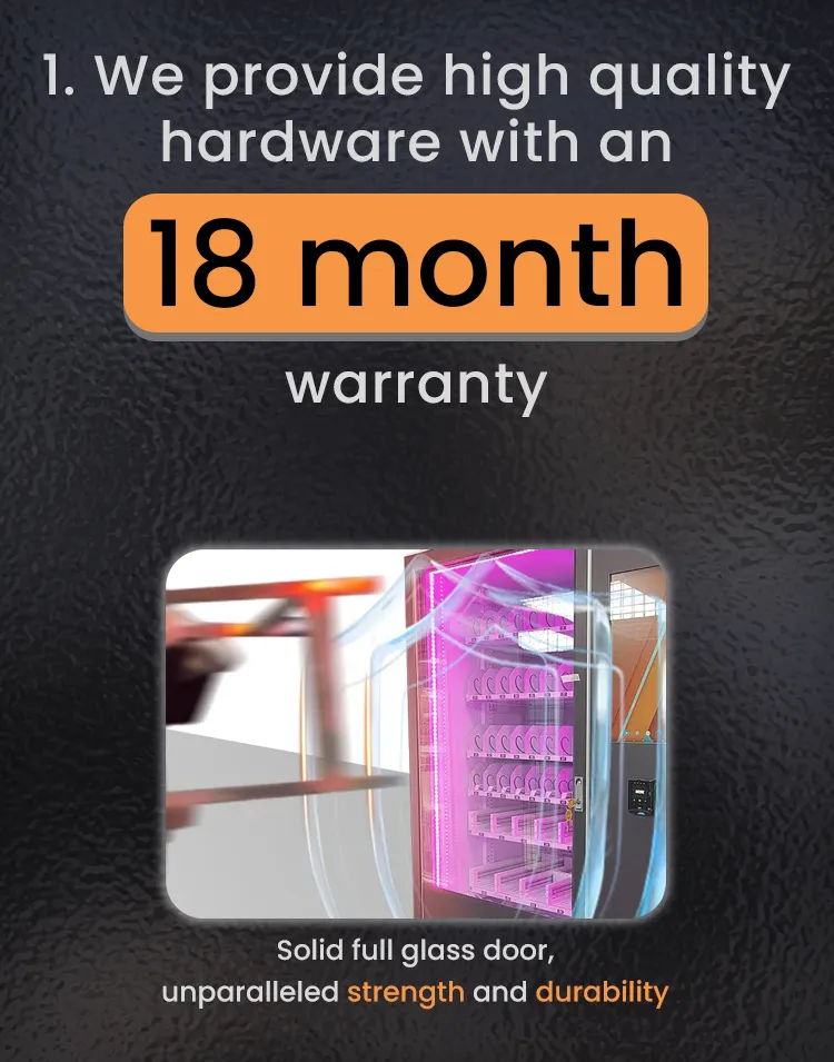 POP MART VENDING MACHINE provide high quality hardware with an 18 month warranty