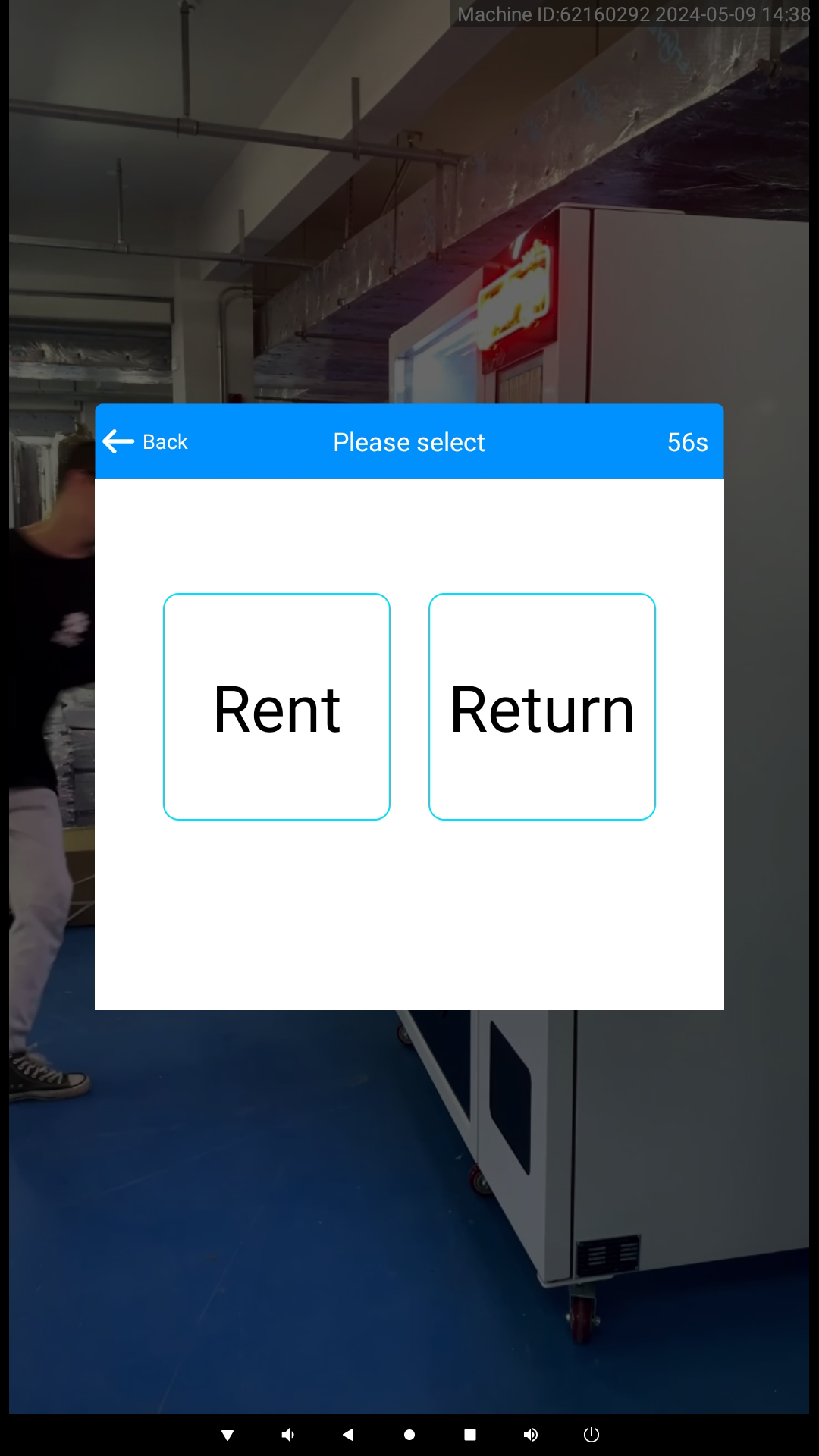 board game vending machine with rental system
