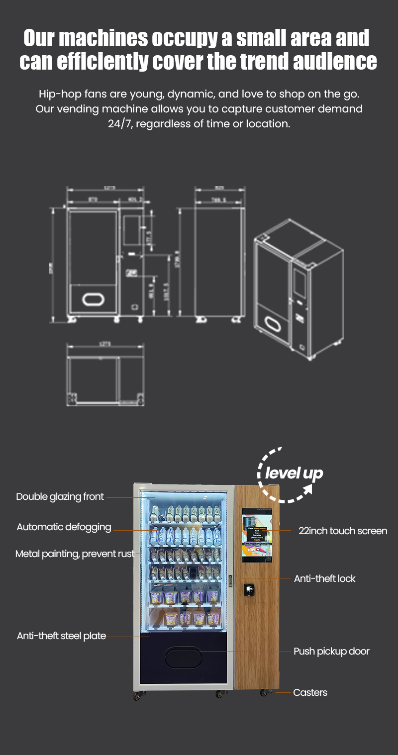 Dance Accessories Vending Machine cover a small area