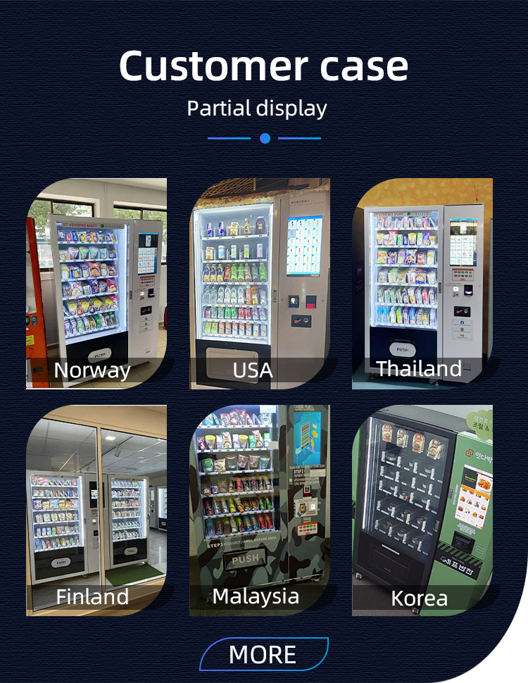 Snacks Drinks Vending Machine customer cases