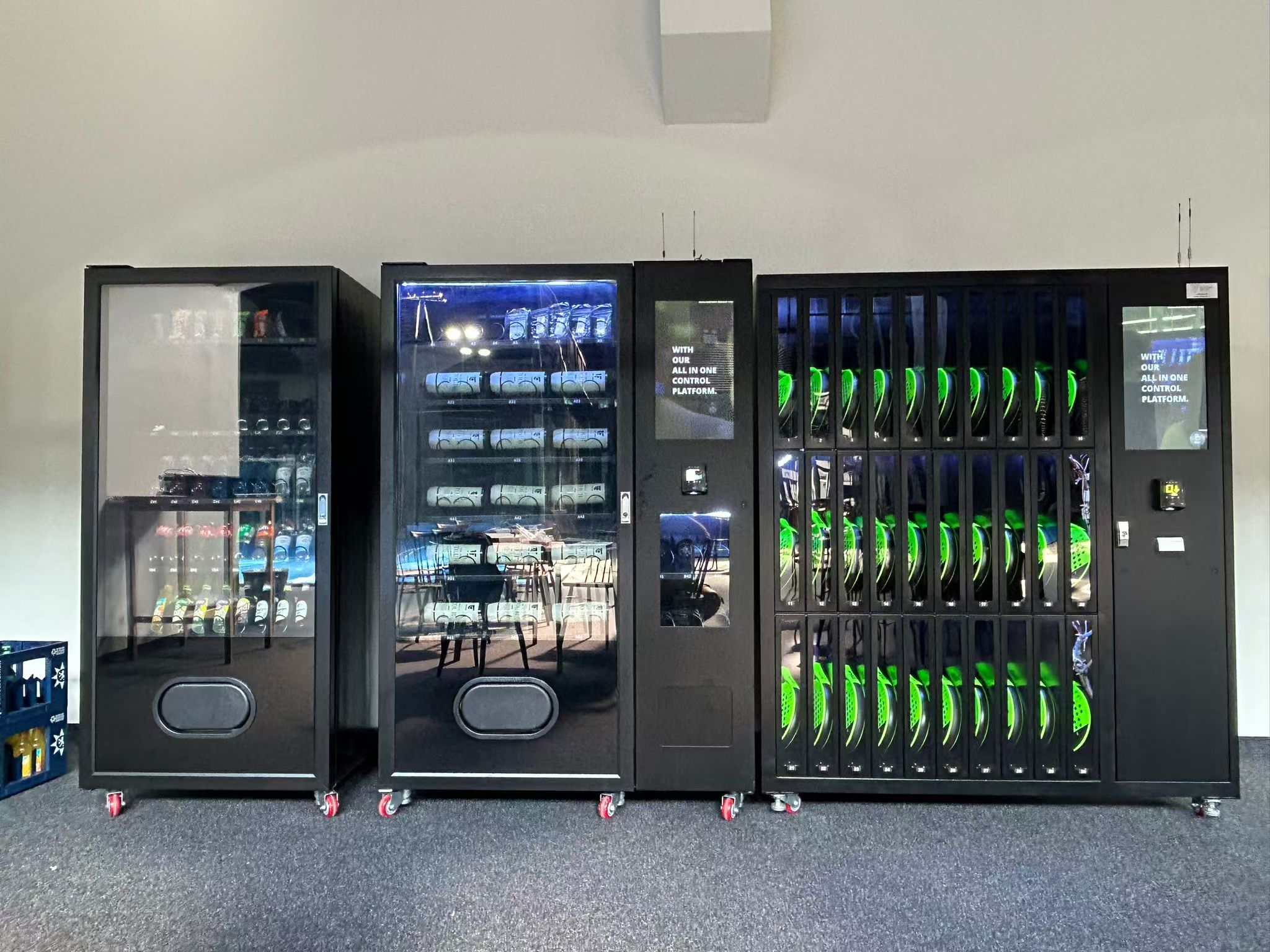 Rock climbing gym vending machine customer case