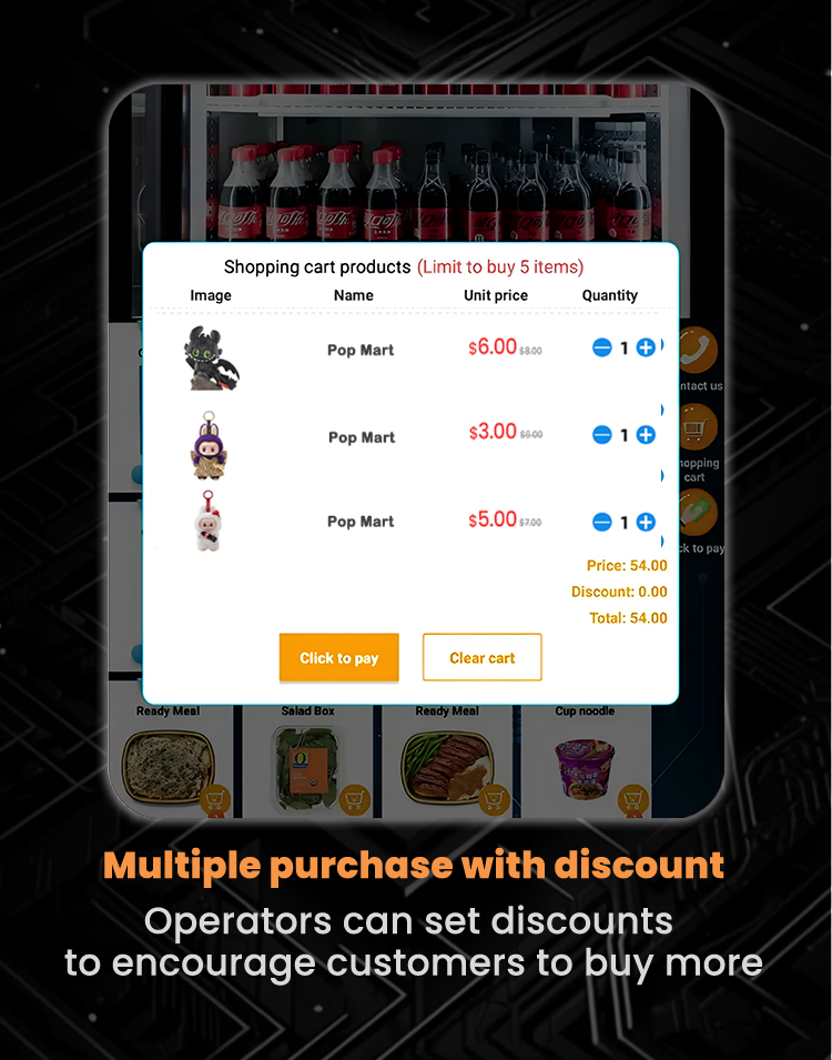 POP MART VENDING MACHINE multiple purchase with discount