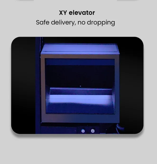 Gaming Cartridge Vending Machine have xy elevator