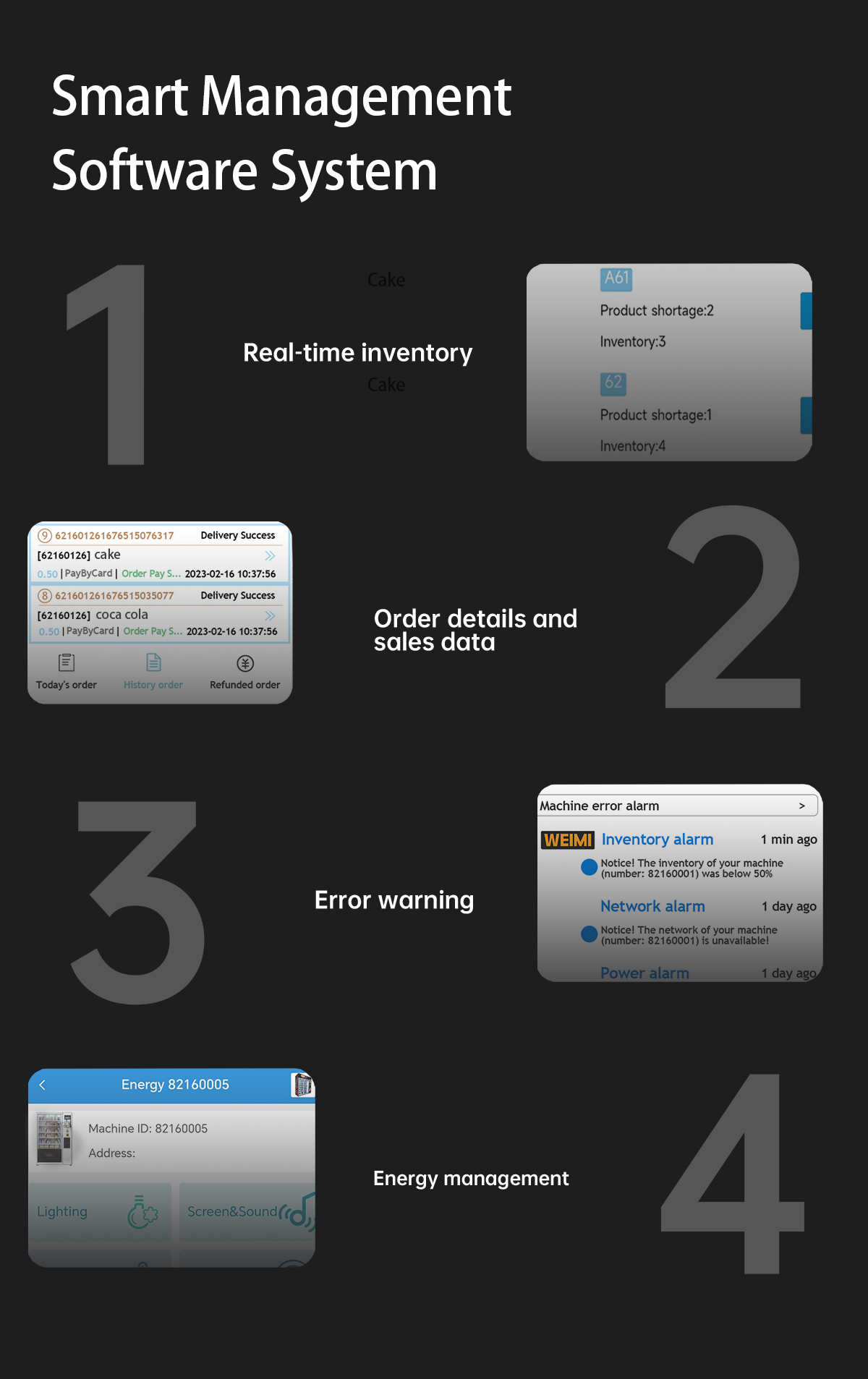 table tennis racket vending machine have smart management software system