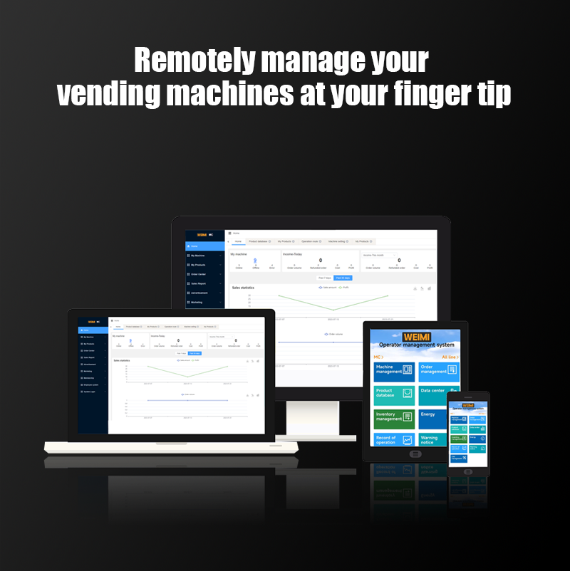 Rock climbing gym vending machine can remotely manage your vending machine at your finger tip
