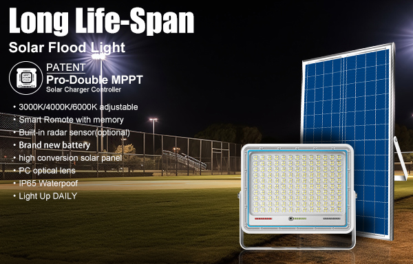  BOSUN solar flood lights