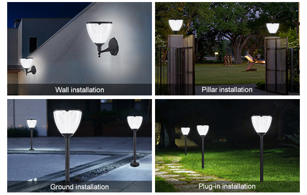 BOSUN Lighting outdoor garden light Installation Notes
