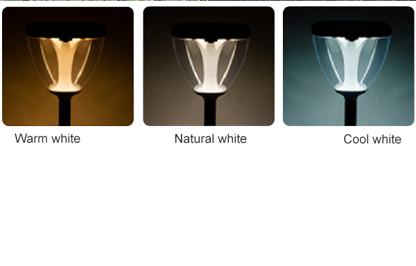 BOSUN Lighting outdoor led garden lights Triple Color Optional
