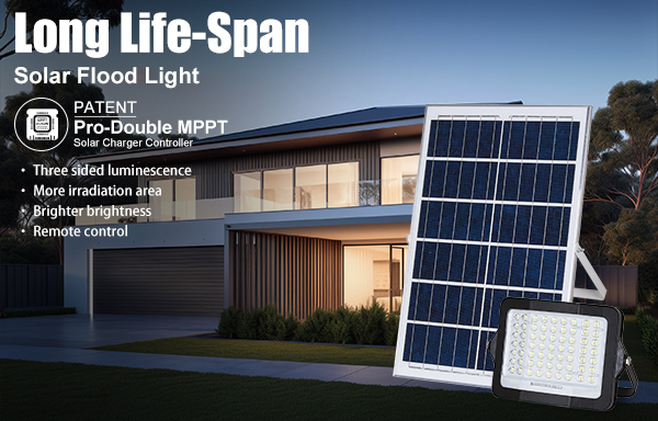 BOSUN waterproof solar flood light