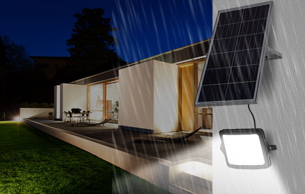 BOSUN solar flood lights outdoor IP65 Waterproof