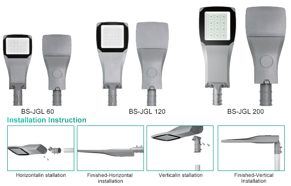 BOSUN solar powered street lights