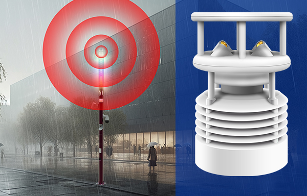 Gebosun smart pole for smart city weather station