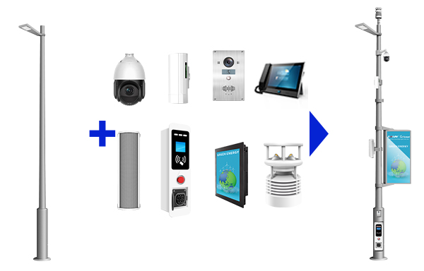 Gebosun smart poles 14 devices