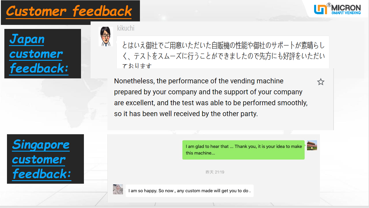 customer feedback of Mini Vending Machine customer feedback of desktop mini vending machine for snacks gums electronics for small office and hotel reception