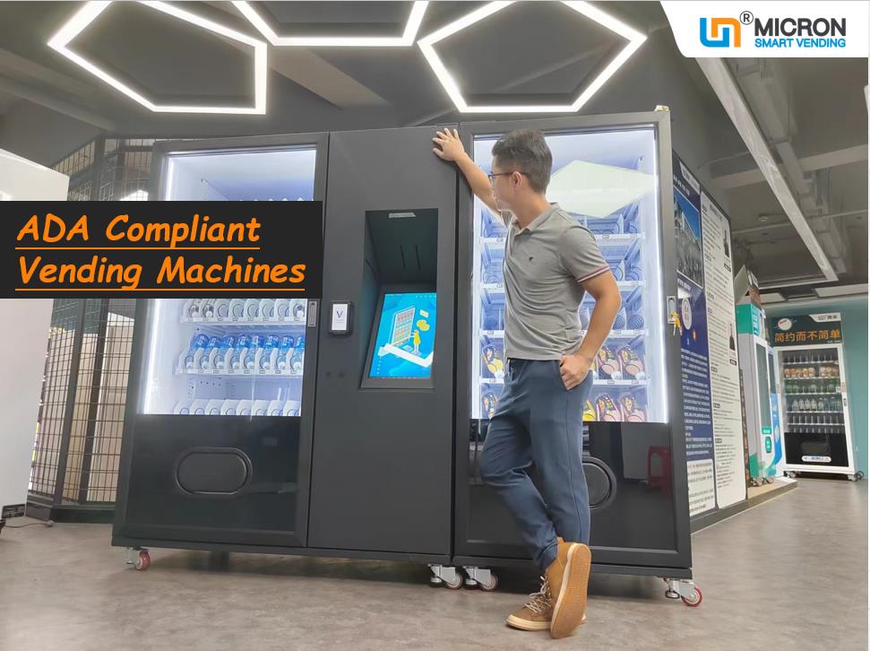 ADA Compliant Combo Snack and Drink Vending Machine