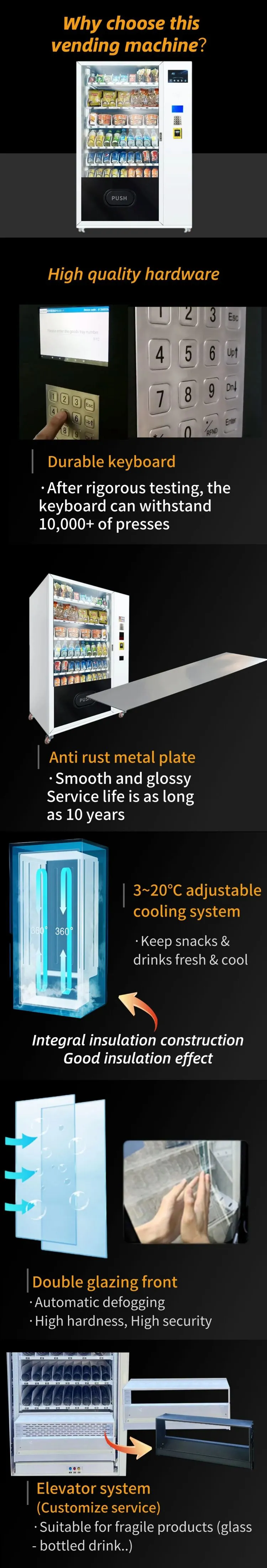 weimi smart vending machine for sale keypad snack and drink vending machines high quality hardware customized service