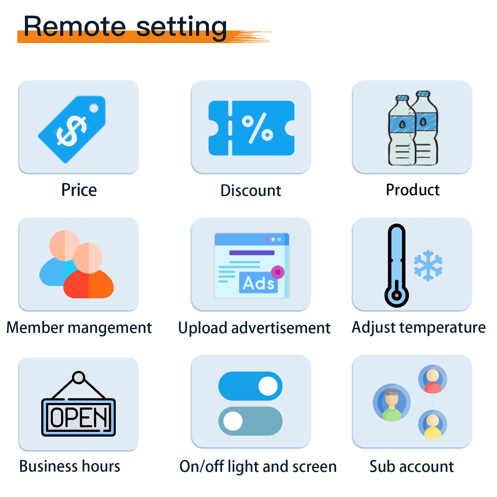 smart operating system for weimi medicine vending machine supports remote setting product price discount